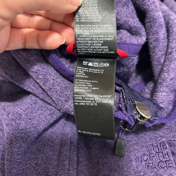 The North Face TKA 100 Fleece Hoodie - Picture 7 of 11